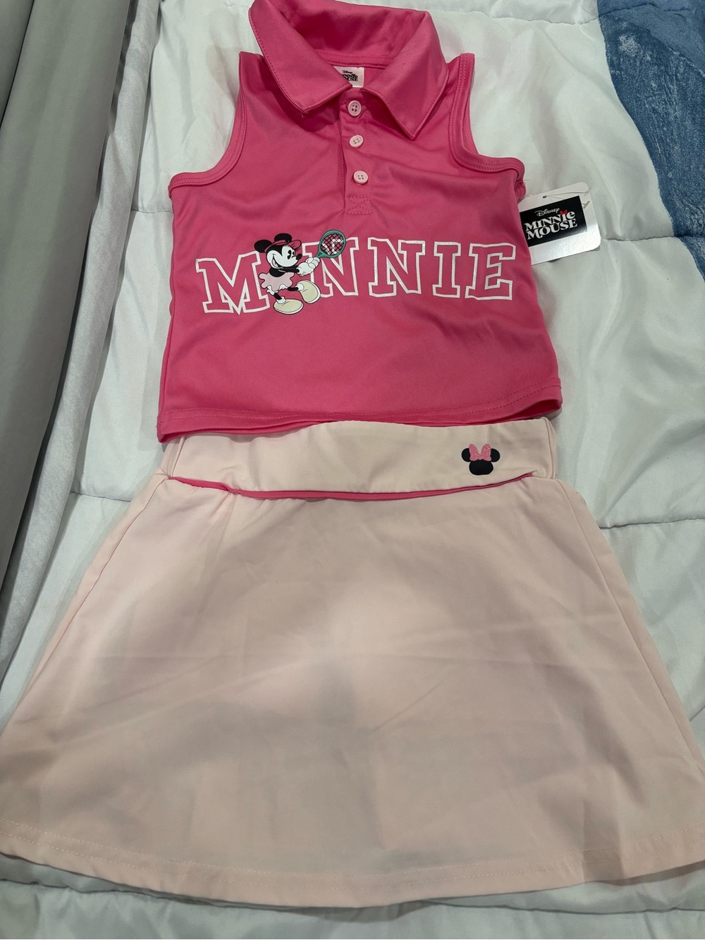 Disney Minnie Mouse Bright Pink Polo Top